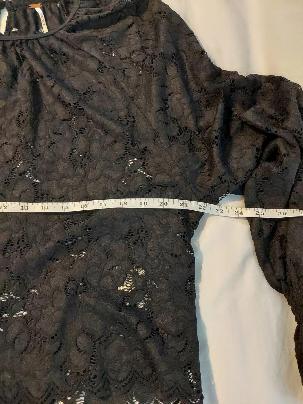 Free People Olivia Sheer Floral Lace Blouse